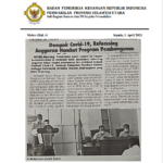 Dampak Covid-19, Refocusing Anggaran Hambat Program Pembangunan