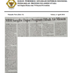 MBR Sangihe Dapat Program Hibah Air Minum