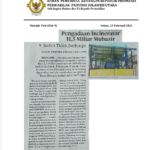 Pengadaan Incinerator 11,5 Miliar Mubazir