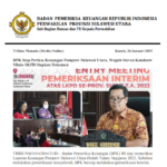 BPK Siap Periksa Keuangan Pemprov Sulawesi Utara, Wagub Steven Kandouw Minta SKPD Siapkan Dokumen