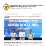 Wakil Bupati Bolsel Sulawesi Utara Hadiri Acara Penyerahan LHP dan PDTT Tahun 2022