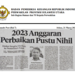 2023 Anggaran Perbaikan Pustu Nihil
