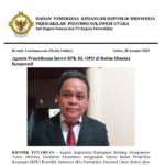 Agenda Pemeriksaan Intern BPK RI, OPD di Boltim Diminta Kooperatif