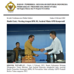 Hadiri Entry Meeting dengan BPK RI, Sachrul Minta OPD Kooperatif