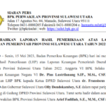 penyerahan lhp prov sulut
