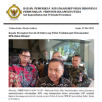Kepala Perangkat Daerah di Sulut yang tidak tindaklanjuti rekomendasi BPK Bakal dicopot