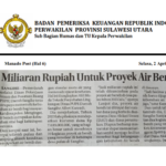 Miliaran Rupiah Untuk Proyek Air Bersih