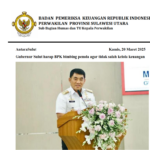 15. Gubernur Sulut harap BPK…