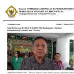 Sulut Kecipratan Rp 22,43 T di 2025